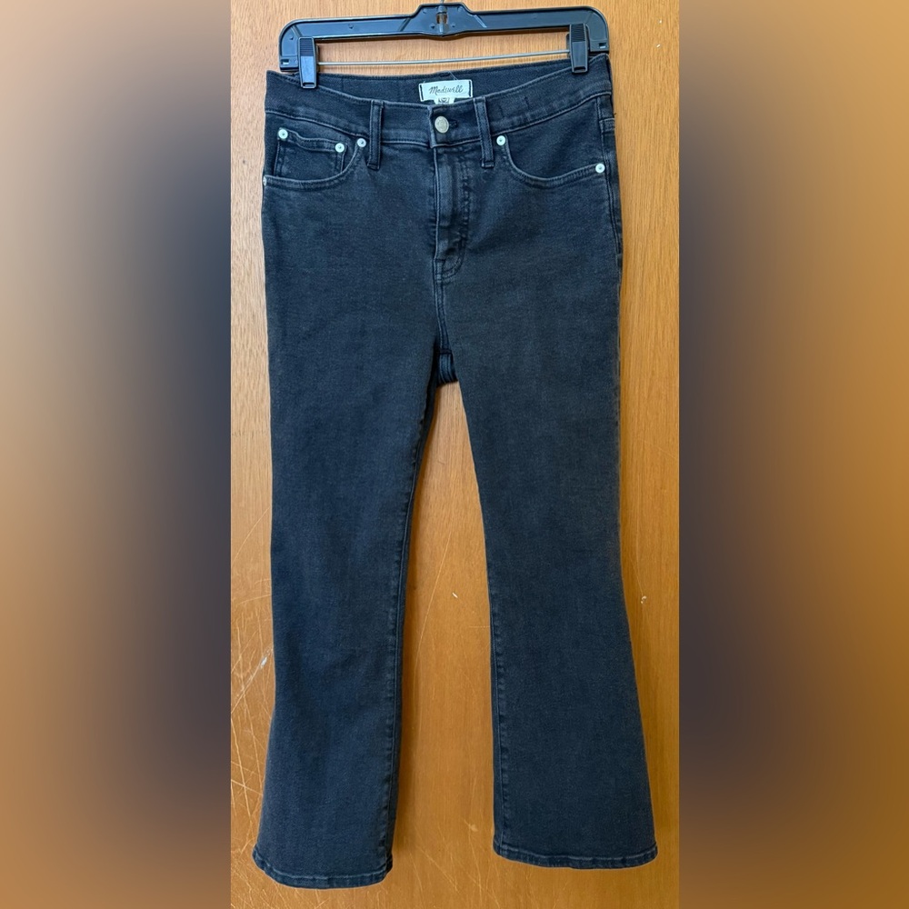 Madewell Women's Black Cali Demi- Bootcut Jeans